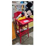 RED HIGH CHAIR