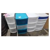 PLASTIC STORAGE DRAWERS