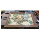 FRAMED BIRD PICTURE DECOR