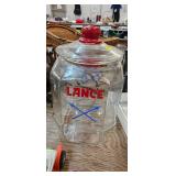 GLASS LANCE JAR WITH LID