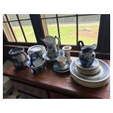 BLUE AND WHITE DISHES
