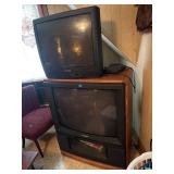TWO TELEVISIONS