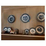 VINTAGE TRANSFERWARE PLATES