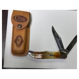 CASE XX 6.5 BONESTAG FOLDING HUNTER KNIFE WITH SHEATH