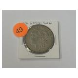 1921 D MORGAN SILVER DOLLAR