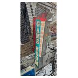 METAL GAMEROOM SIGN