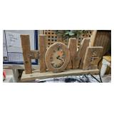 HOME CLOCK / SIGN