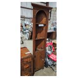 WOODEN CORNER CABINET