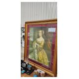 FRAMED LADY PICTURE
