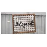 BLESSED WALL DECOR 