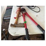 BOLT CUTTERS & HATCHET