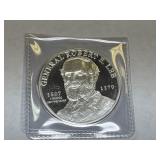 ROBERT E LEE SILVER COIN