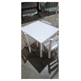 CHILDS TABLE AND CHAIRS