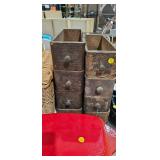 WOODEN SEWING DRAWERS