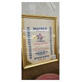 FRAMED WAYNCO FEED BAG
