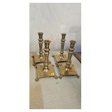 BRASS CANDLE HOLDERS