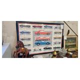 FRAMED FORD MUSTANG PICTURE