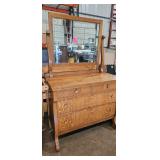 DRESSER WITH MIRROR