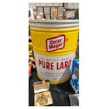 OSCAR MAYER PURE LARD TIN