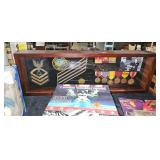 MILITARY MEDALS DISPLAY