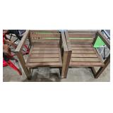WOODEN PATIO CHAIRS