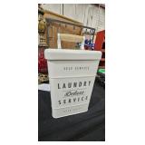 LAUNDREY DETERGENT BIN WITH LID