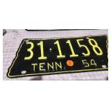 VINTAGE TN LICENSE TAG PLATE