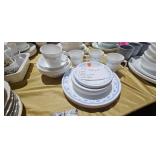 CORELLE MORNING BLUE DISHES