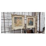 PINK AND BLUE BOY FRAMED DECOR