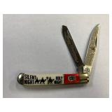 KISSING CRANE SILENT NIGHT KNIFE