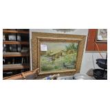 FRAMED DEER WALL DECOR