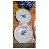BLUE AND WHITE PLATES
