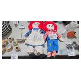 RAGGEDY ANN AND ANDY DOLLS