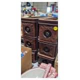 WOODEN SEWING DRAWERS