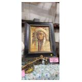 FRAMED NATIVE AMERICAN PICTURE