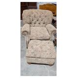 CHAIR AND OTTOMAN