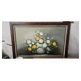 FRAMED FLORAL PICTURE