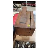 WOODEN SHOESHINE BOX