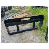PALLET FORK FRAME FOR SKID STEER