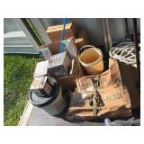 LOT OF LIGHTING ITEMS,DRYER DUCTS , ETC