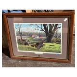FRAMED TURKEY PICTURE