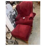 CHAIR AND OTTOMAN