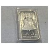 FIVE TROY OUNCES FINE SILVER