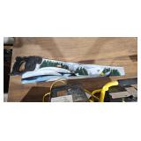 PAINTED HAND SAW DECOR