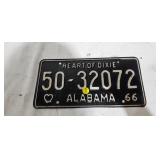 VINTAGE ALABAMA LICENSE TAG