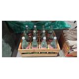 CRATE / GLASS COCA COLA BOTTLES
