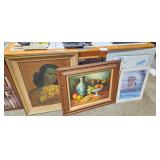 FRAMED PICTURE DECOR LOT