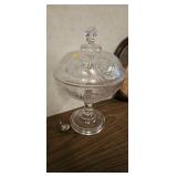 GLASS CANDY DISH