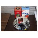 HOT GLUE GUNS, CRACKER TINS