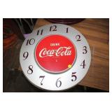 VINTAGE METAL COCA COLA CLOCK FACE